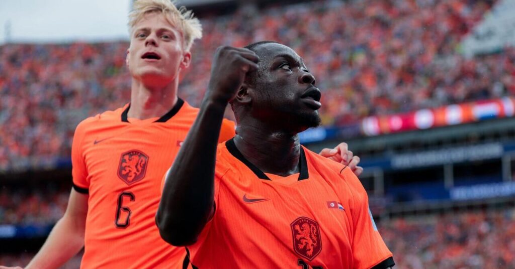 Netherlands striker Brian Brobbey